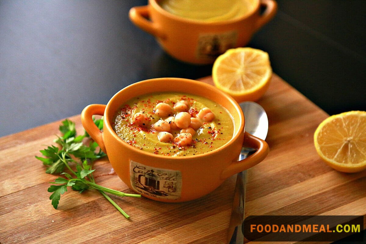 Zucchini Chickpea Soup