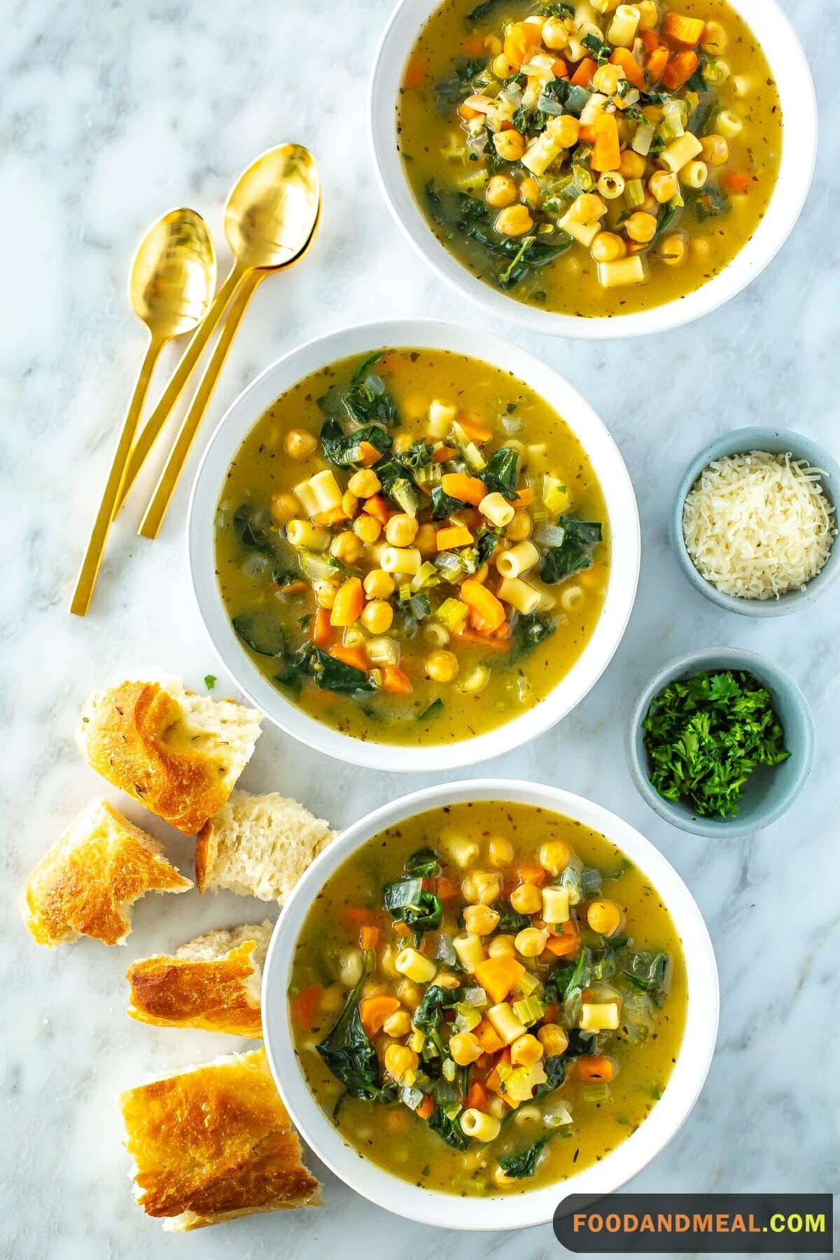  Zucchini Chickpea Soup