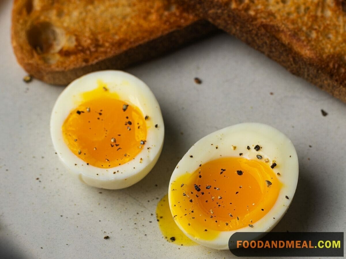  soft-boiled eggs