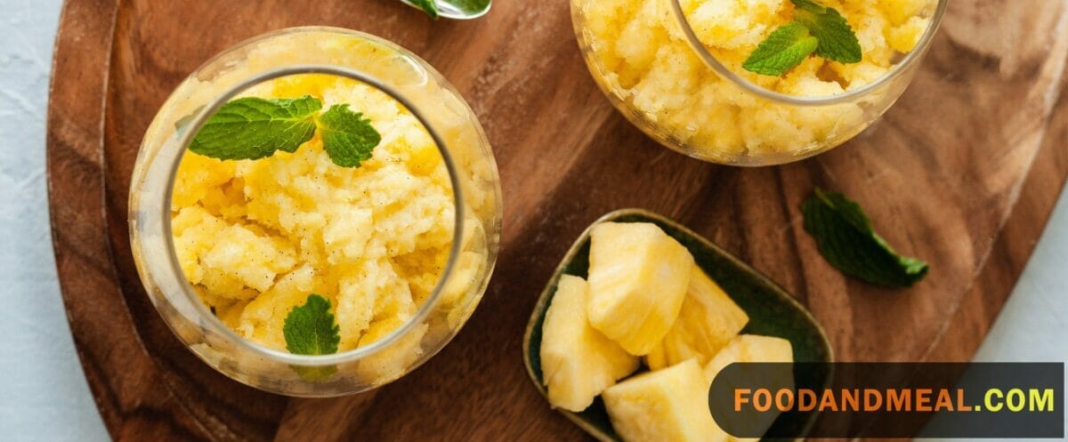 Pineapple Granita