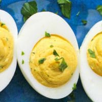 How To Make Turmeric Deviled Eggs -Tasty Appetizer Recipe 1