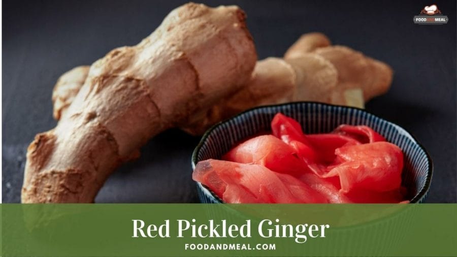 How to make Beni Shoga - Japanese Red Pickled Ginger