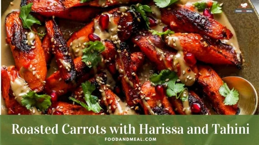 How to make Roasted Carrots with Harissa and Tahini