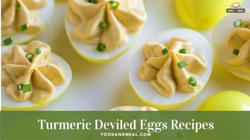 How To Make Turmeric Deviled Eggs -Tasty Appetizer Recipe
