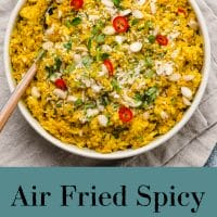How to Make Rice from Cauliflower – 4 easy Steps 5 Air Fried Spicy Cauliflower Rice