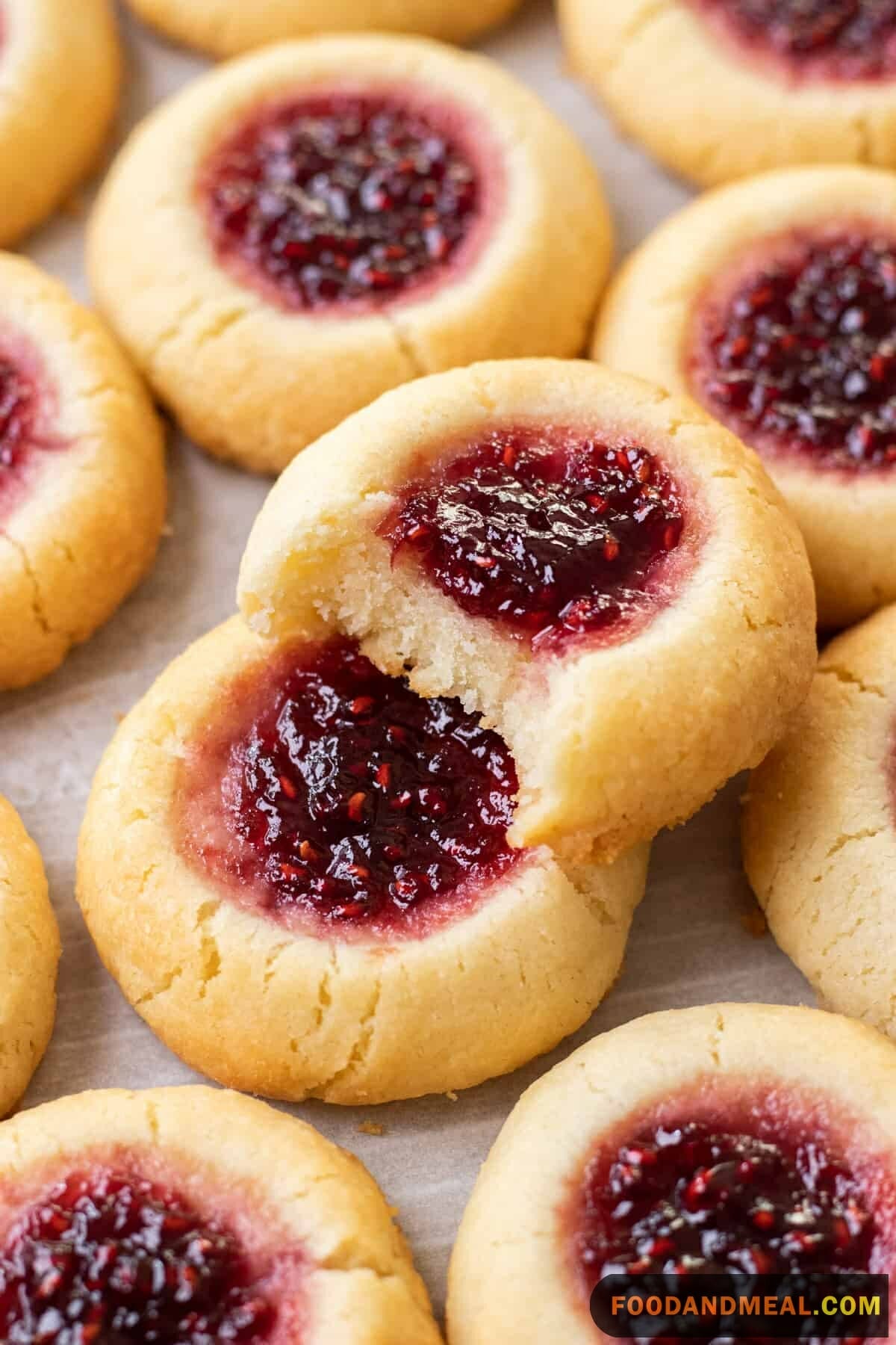 Almond Thumbprint Cookies