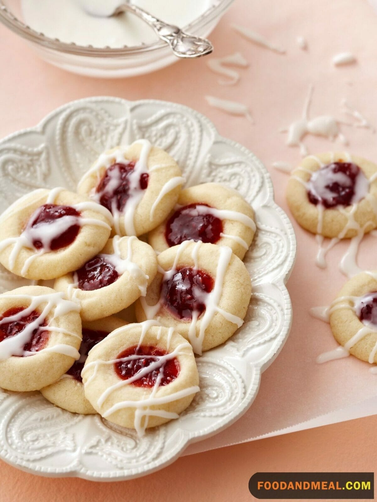 Almond Thumbprint Cookies