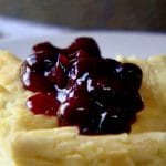Best way to make Baked Blintzes with Blueberry Sauce 2