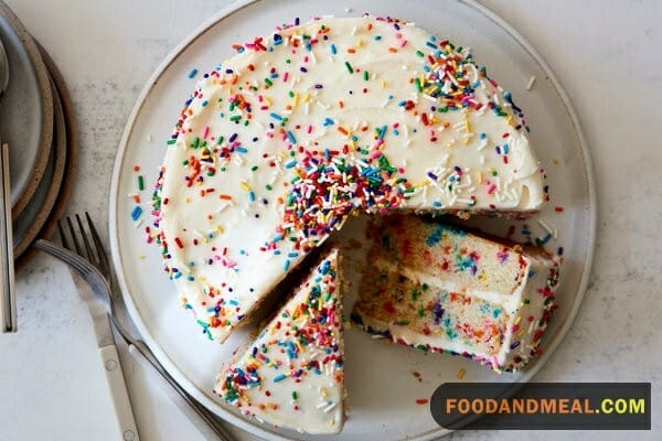 Rainbow Sprinkle Cake