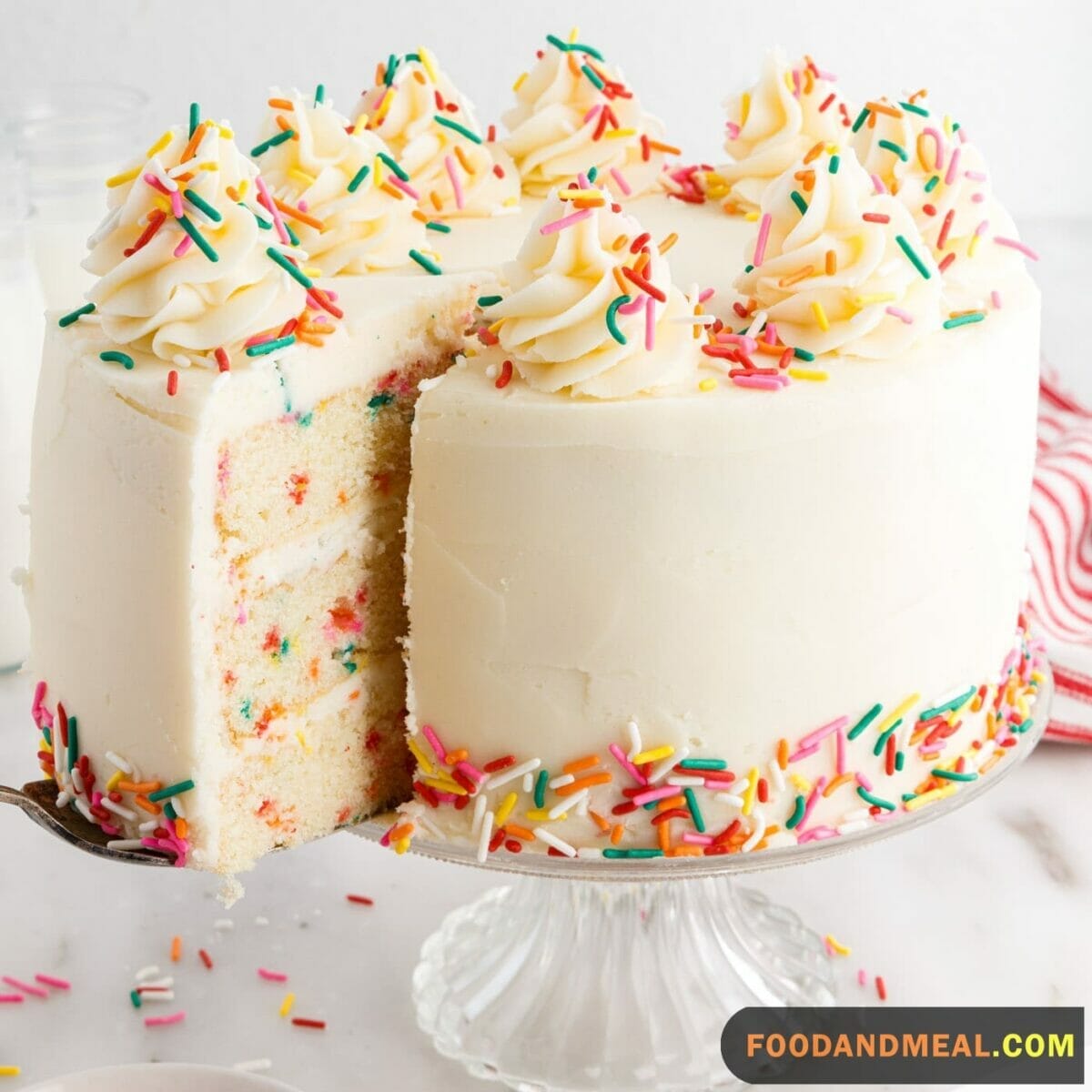 Rainbow Sprinkle Cake