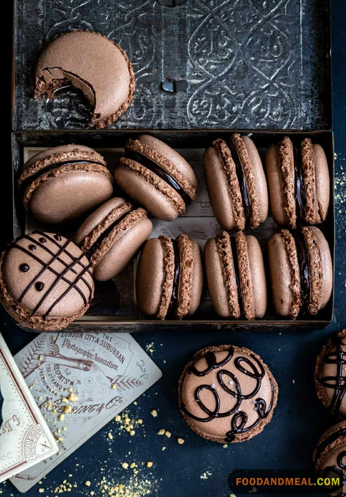 Chocolate Macarons 