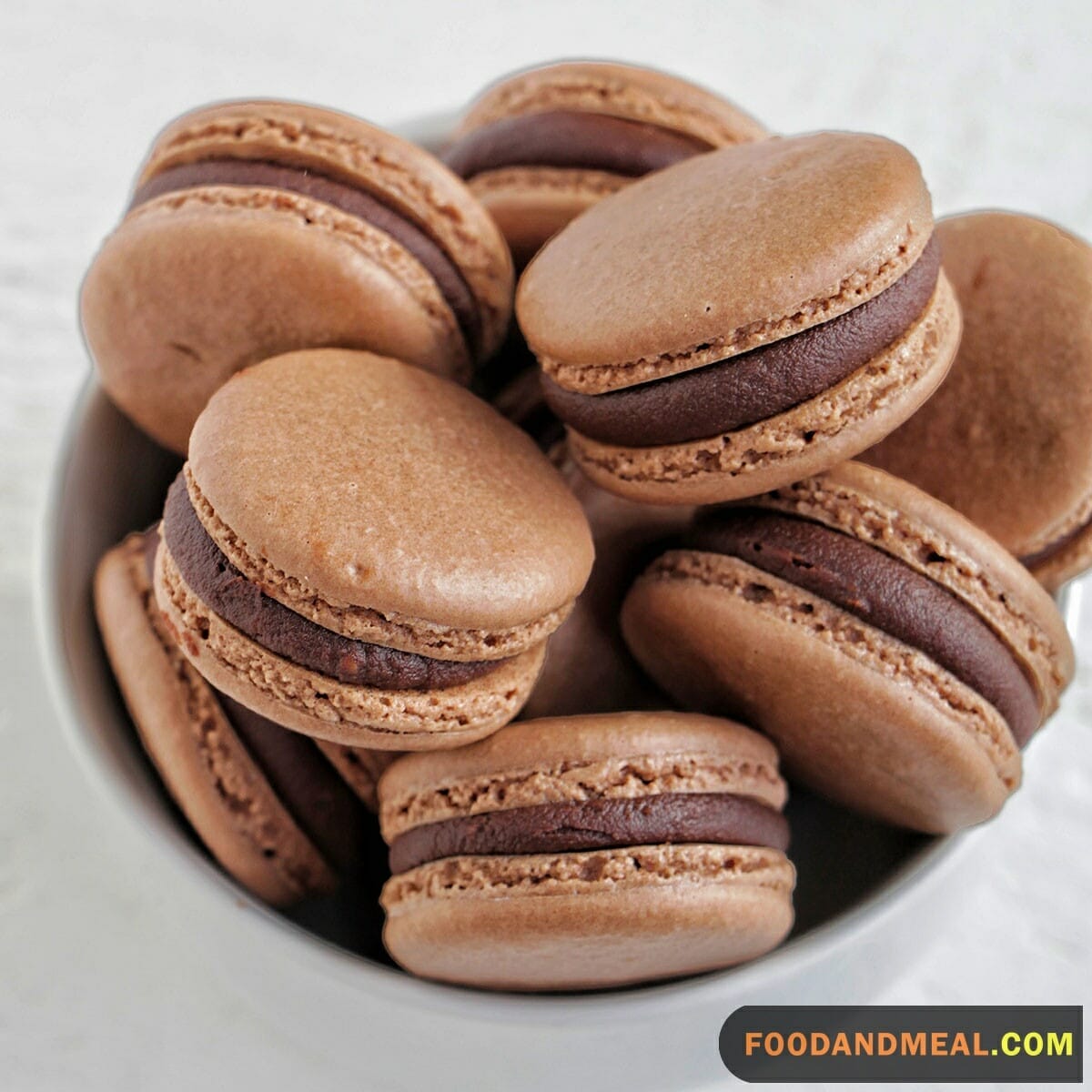 Chocolate Macarons