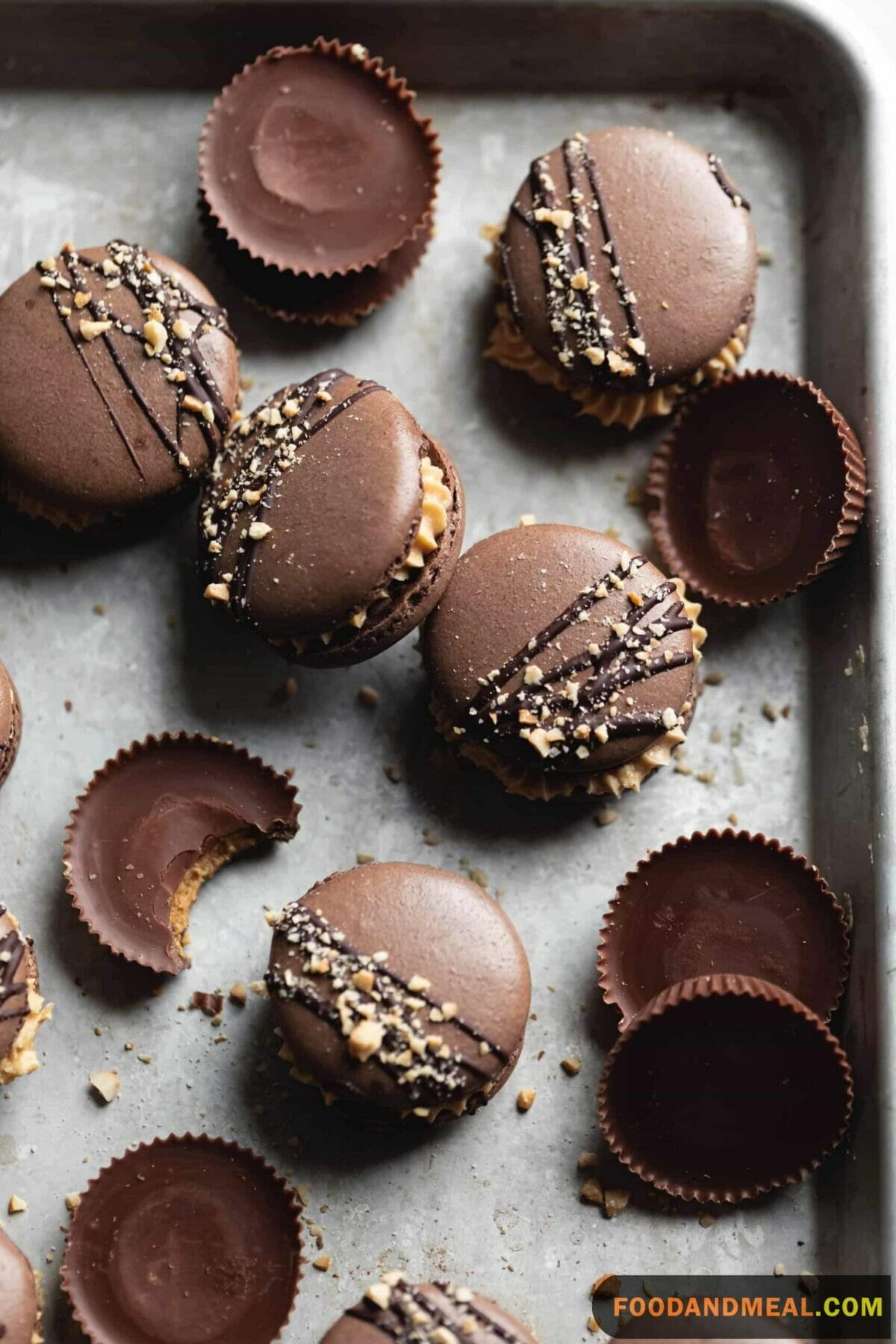  Chocolate Macarons