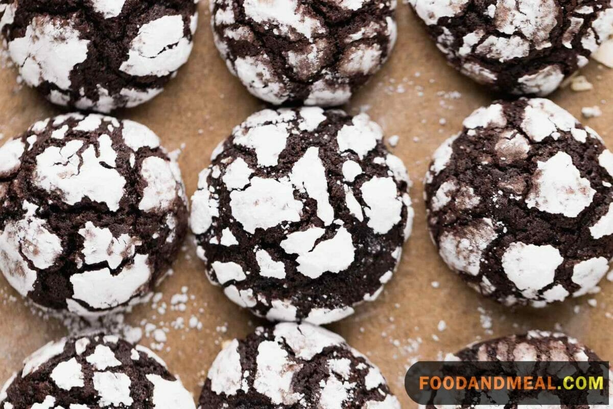 Chocolate Crinkle Cookies