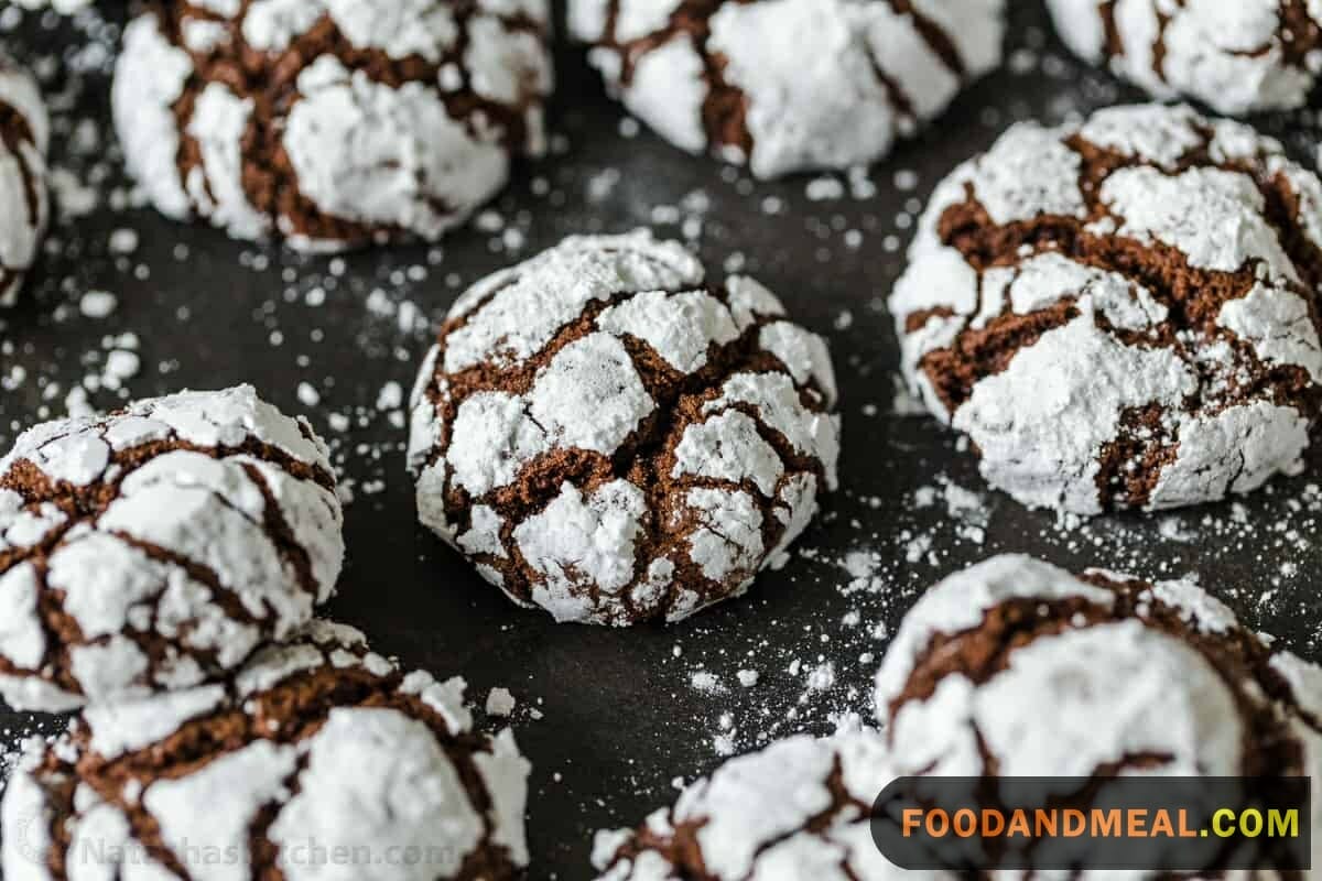 Chocolate Crinkle Cookies