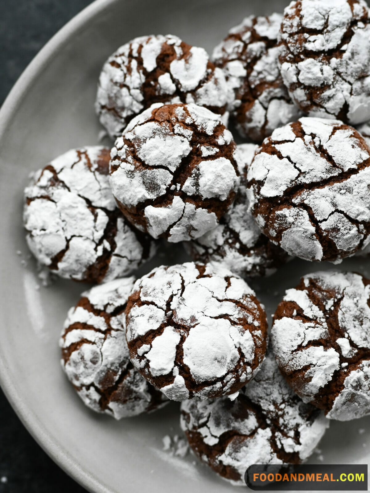 Chocolate Crinkle Cookies