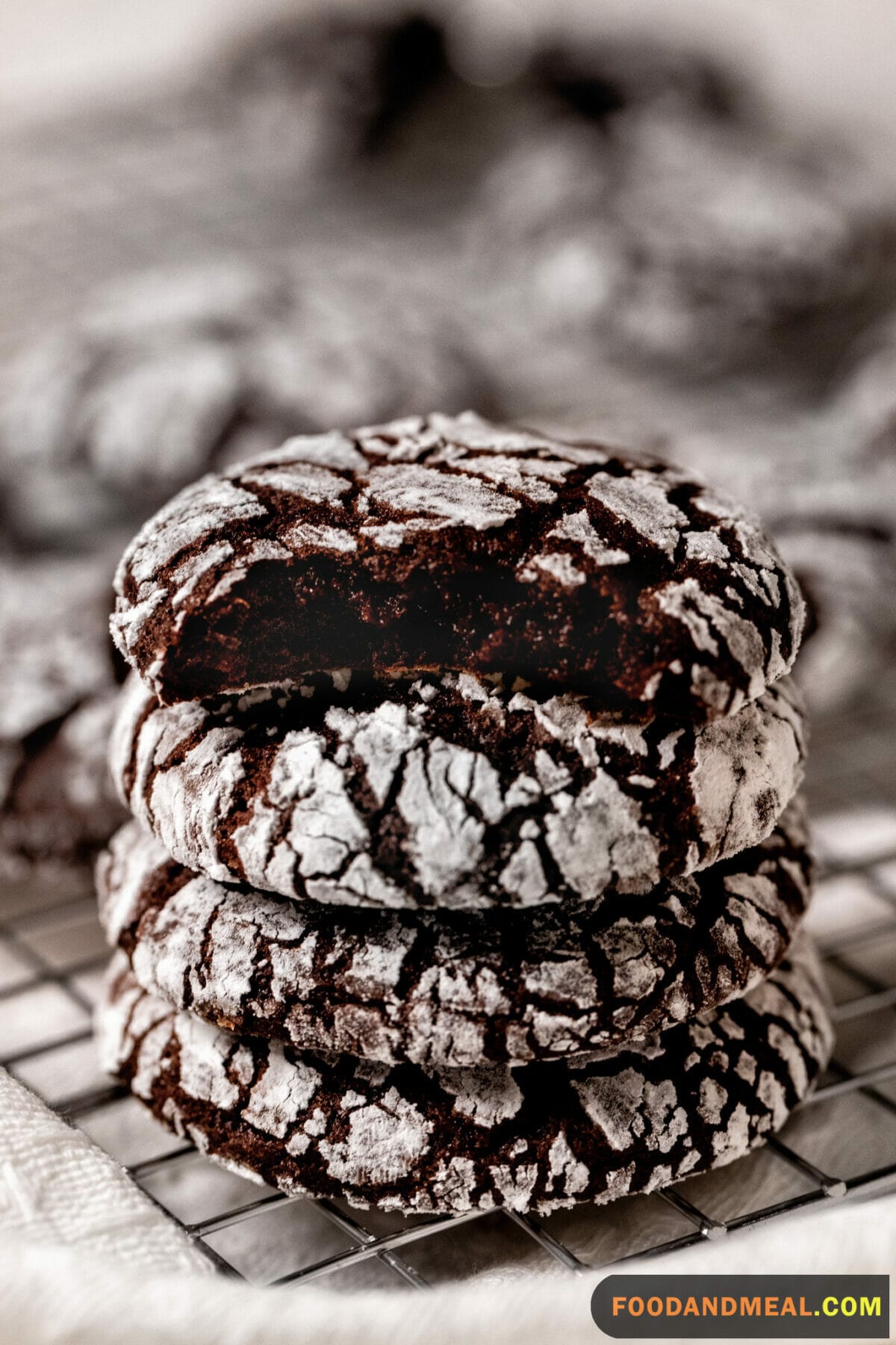 Chocolate Crinkle Cookies