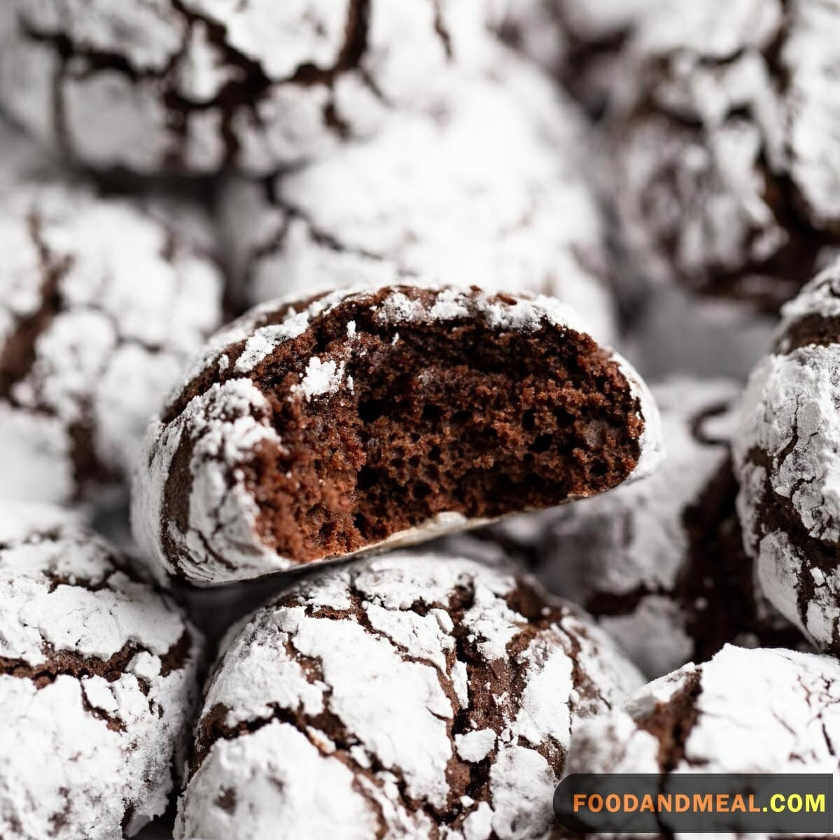 Chocolate Crinkle Cookies