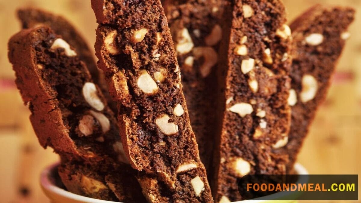 Chocolate Hazelnut Biscotti 