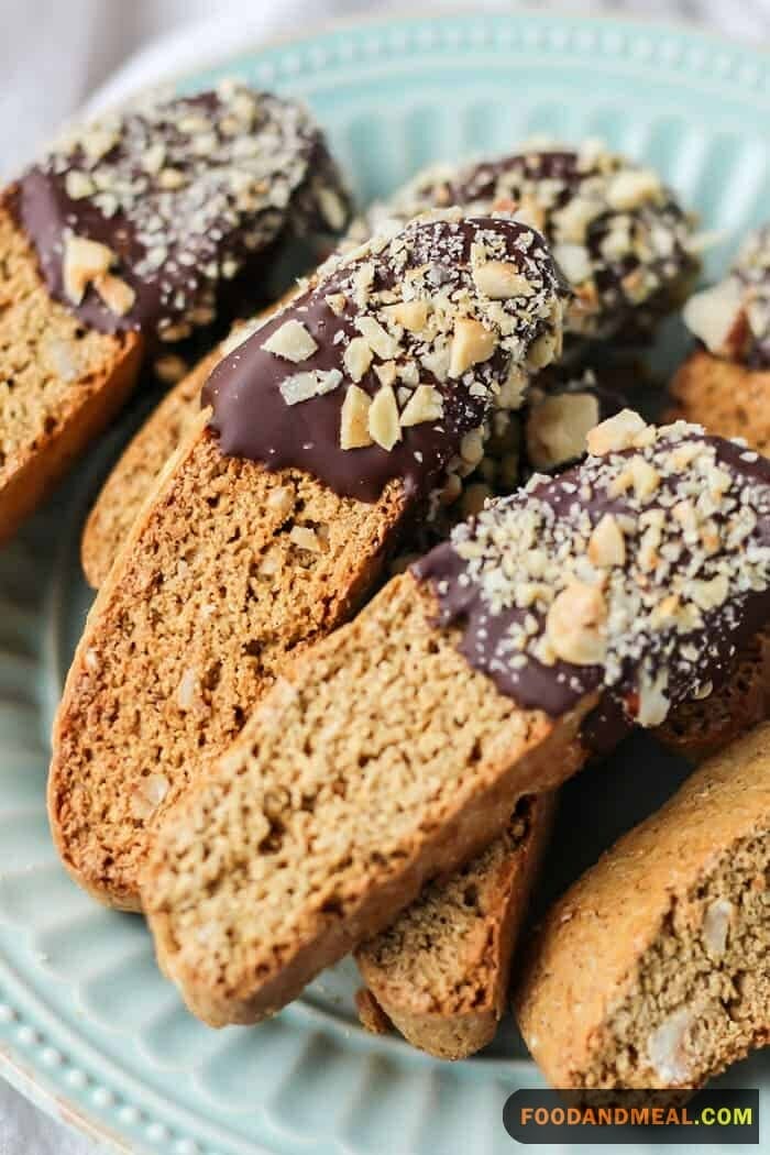 Chocolate Hazelnut Biscotti