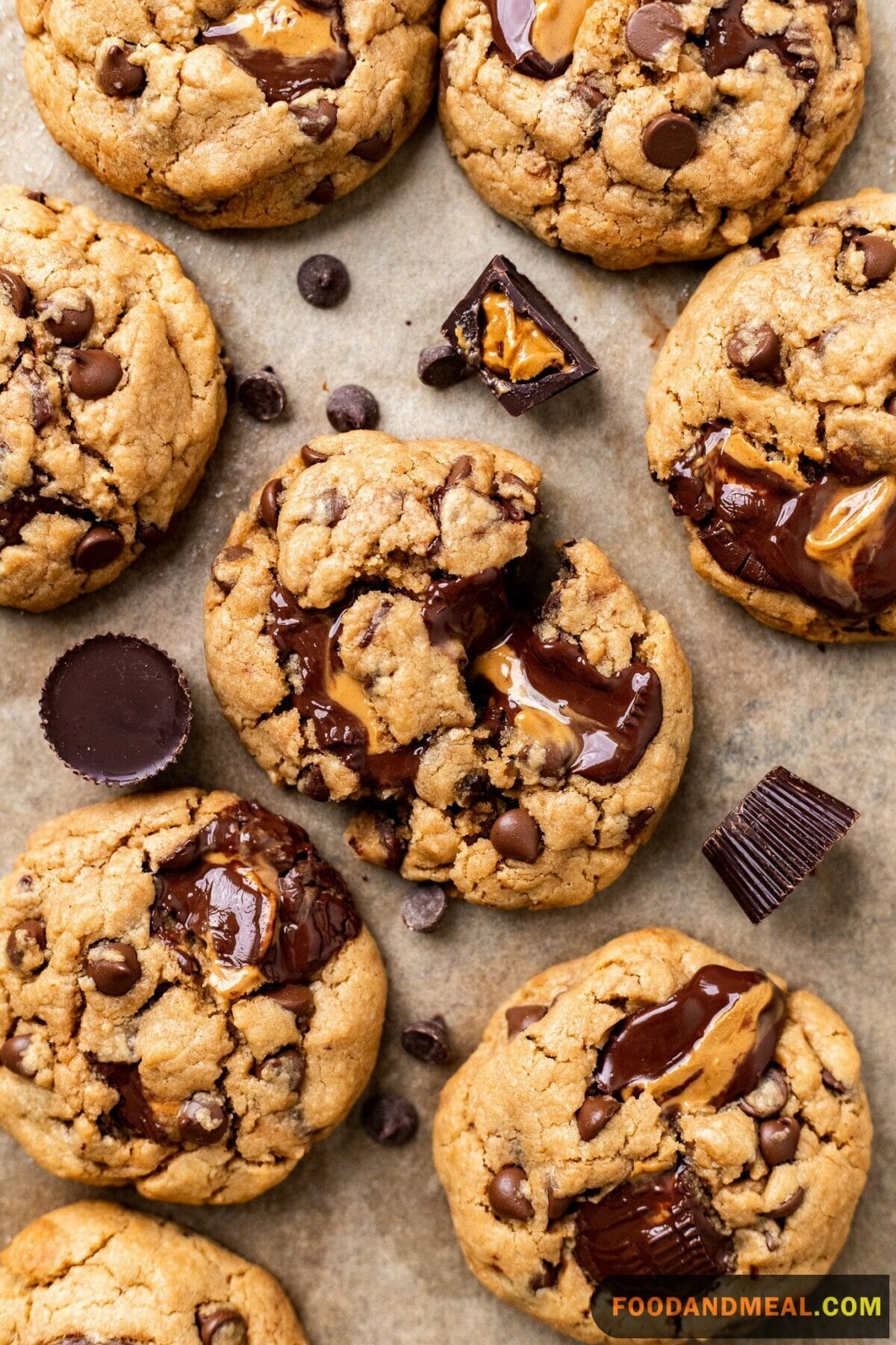 Peanut Butter Chocolate Chip Cookies