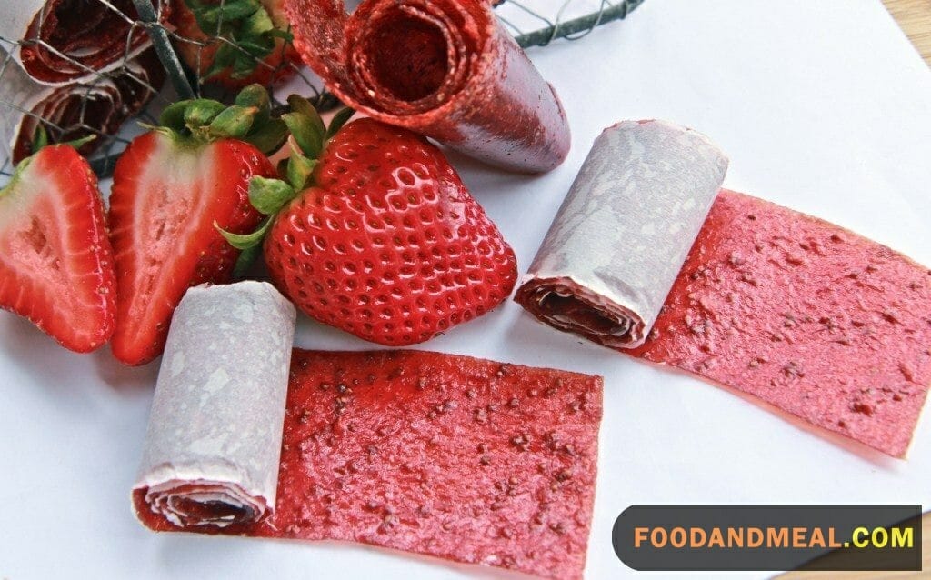 Strawberry Fruit Roll Ups