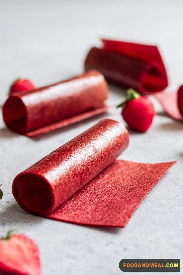 Strawberry Fruit Roll Ups