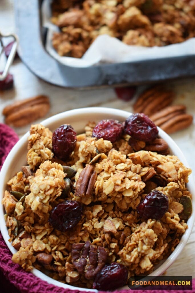 Cranberry Pecan Granola