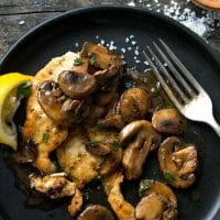 How To Make Roast Lemon Chicken With Mushrooms And Olives 1
