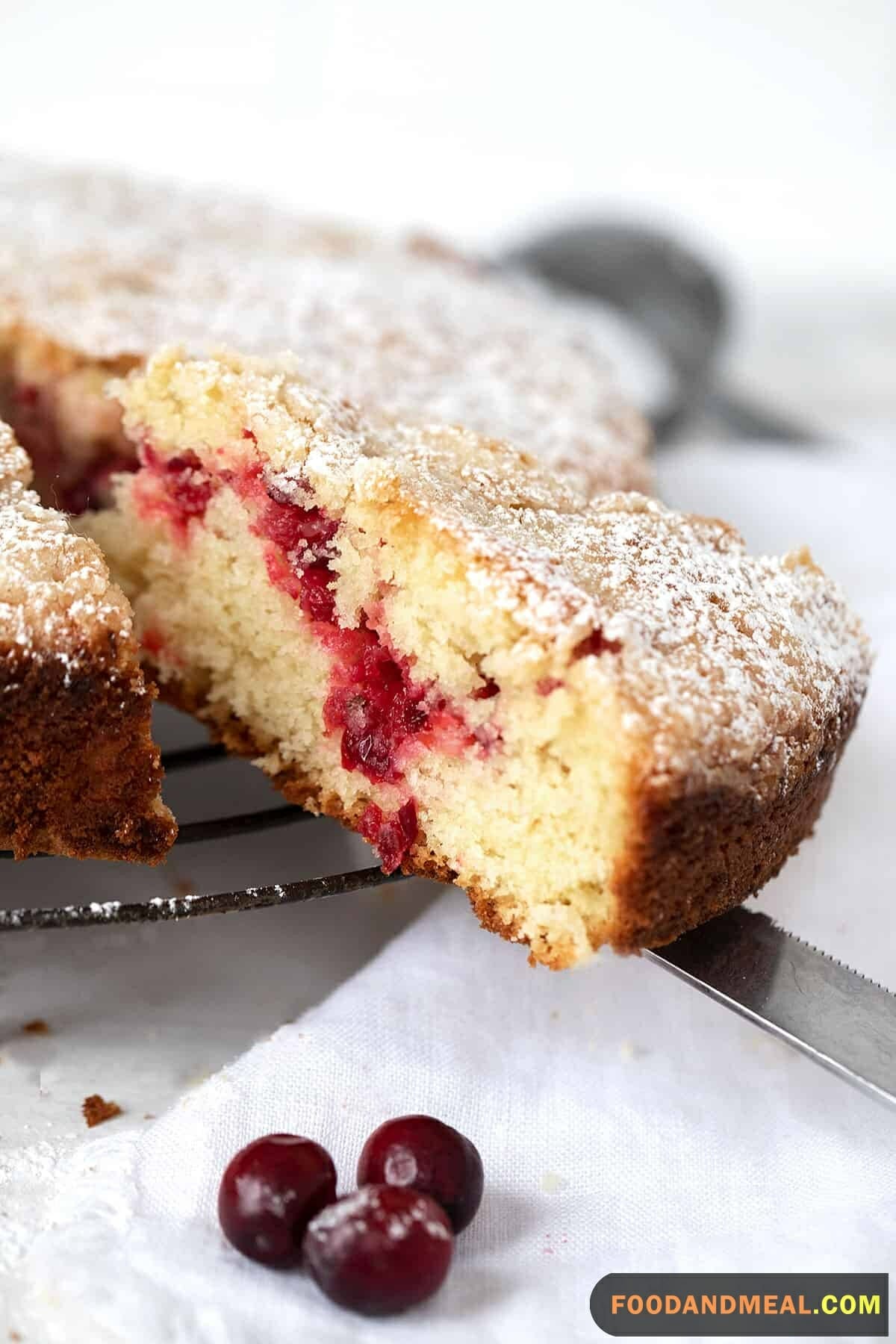 Cranberry Vanilla Coffee Cake