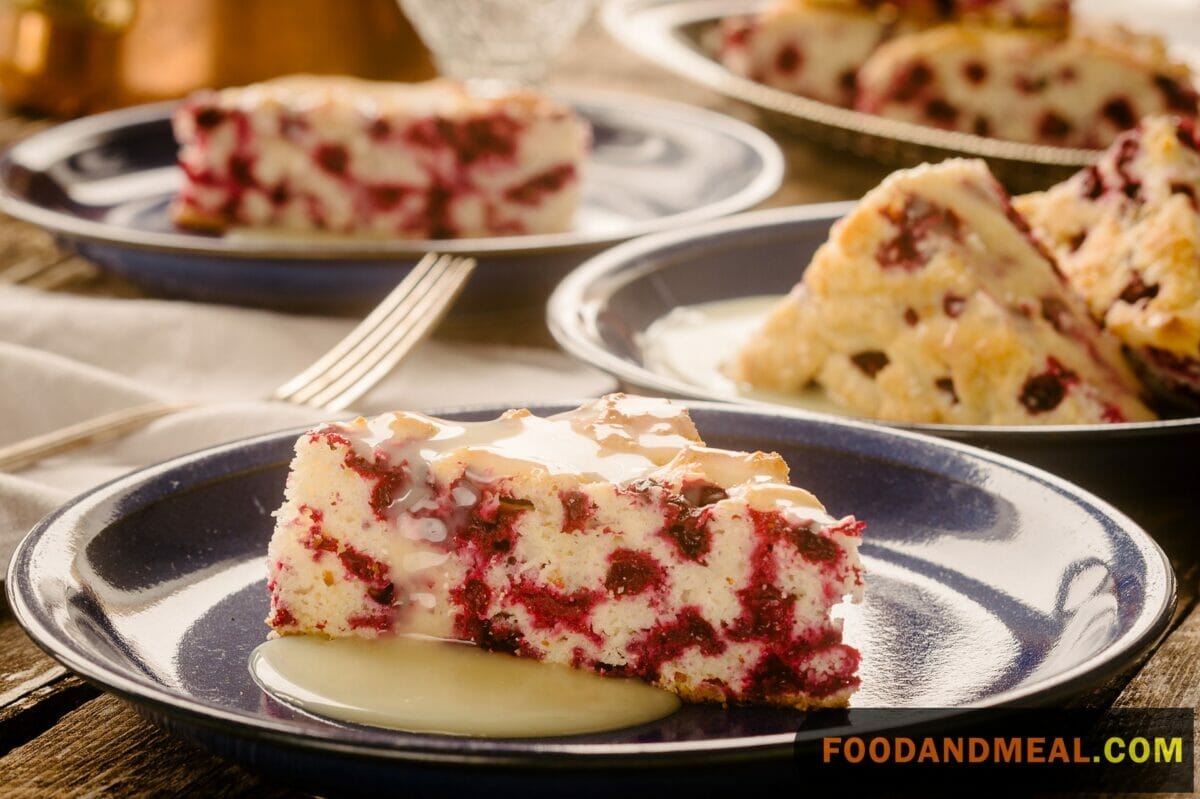 Cranberry Vanilla Coffee Cake