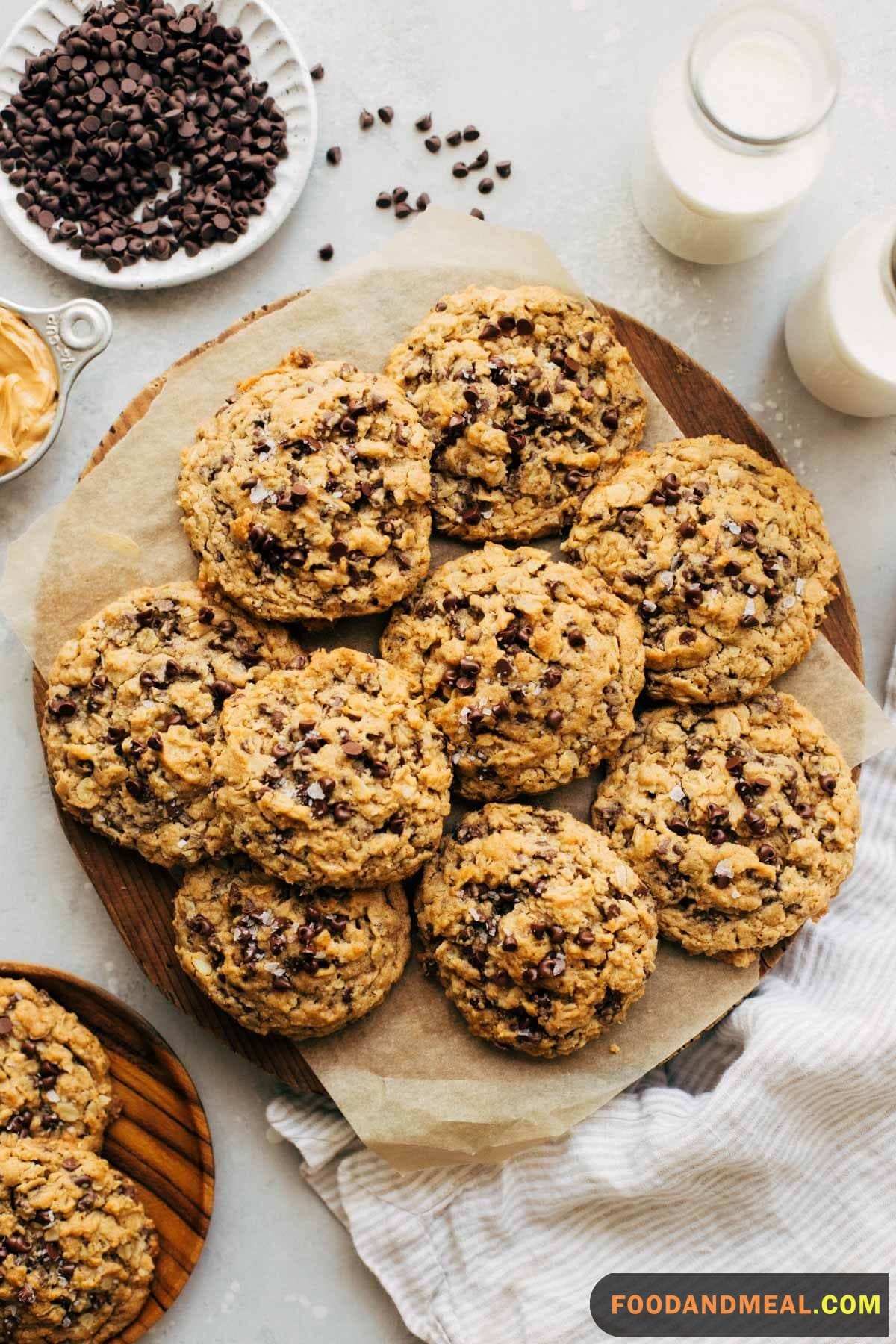 Chocolate Chip Oatmeal Cookies