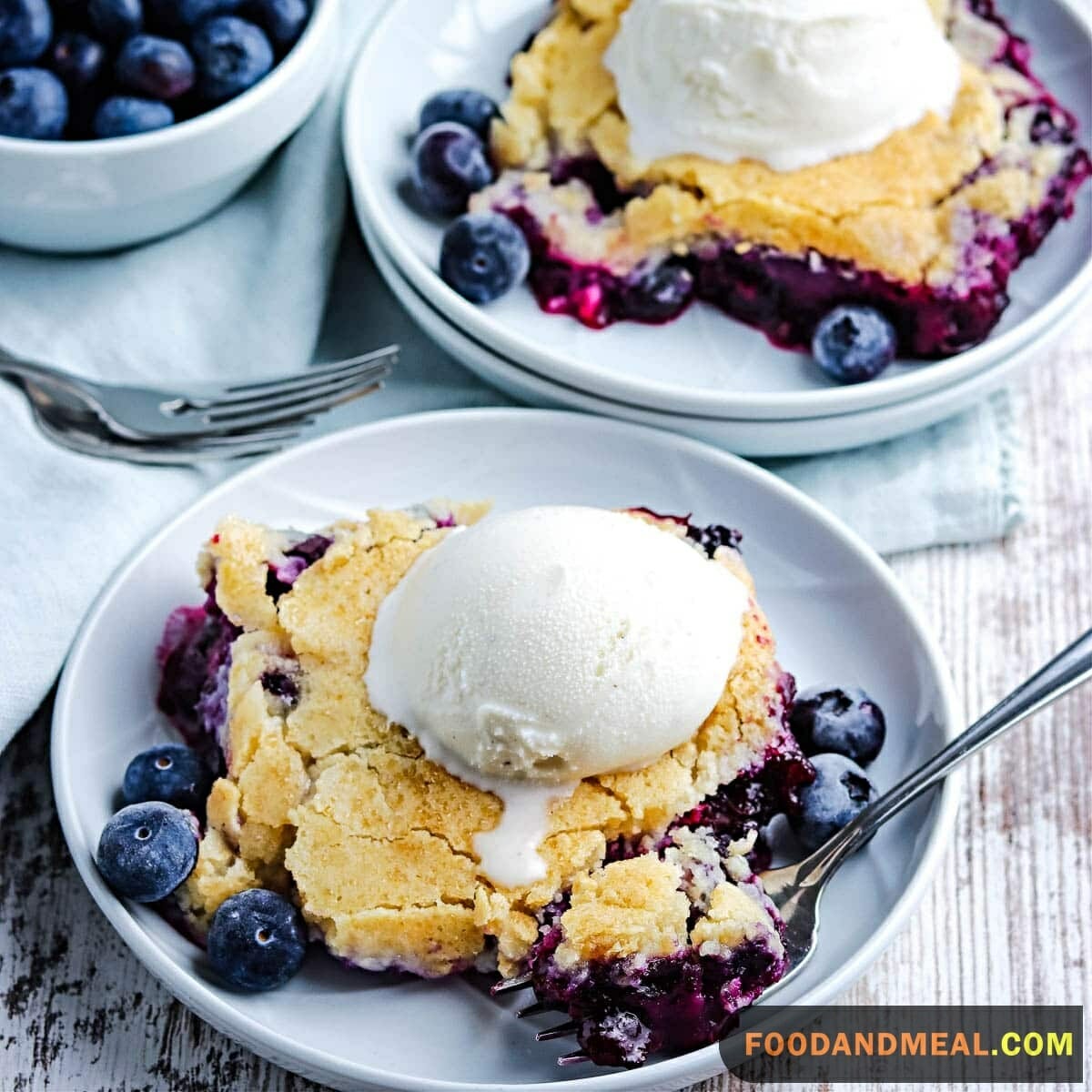  Blueberry Cobbler