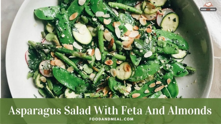 Easy-to-make Asparagus Salad With Feta And Almonds 1 Easy-to-make Asparagus Salad With Feta And Almonds