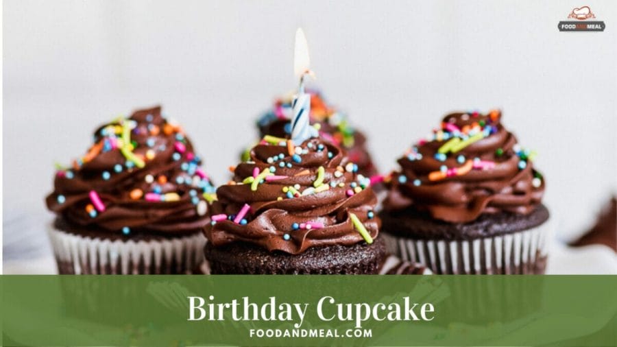 How to make Birthday Cupcake - Easiest homemade recipe