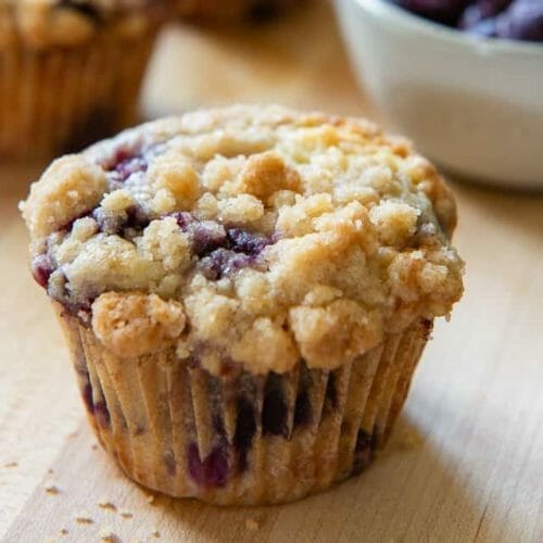 Best way to make Blueberry Crumble Muffin