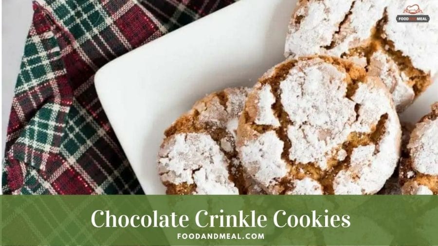 Chocolate and Peanut Butter Crinkle Cookies 1