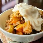 How to make Apple Crisp with Oatmeal Cookie Crumble 9
