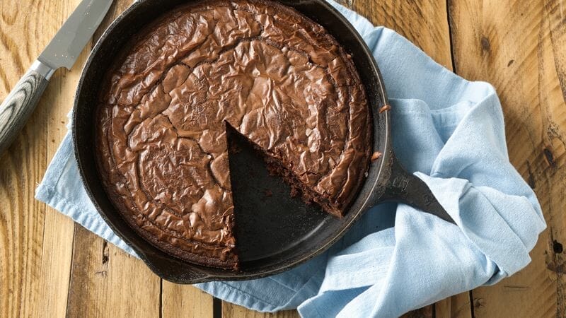 Skillet Brownies Recipe - How to Make Delicious Brownies in a Skillet