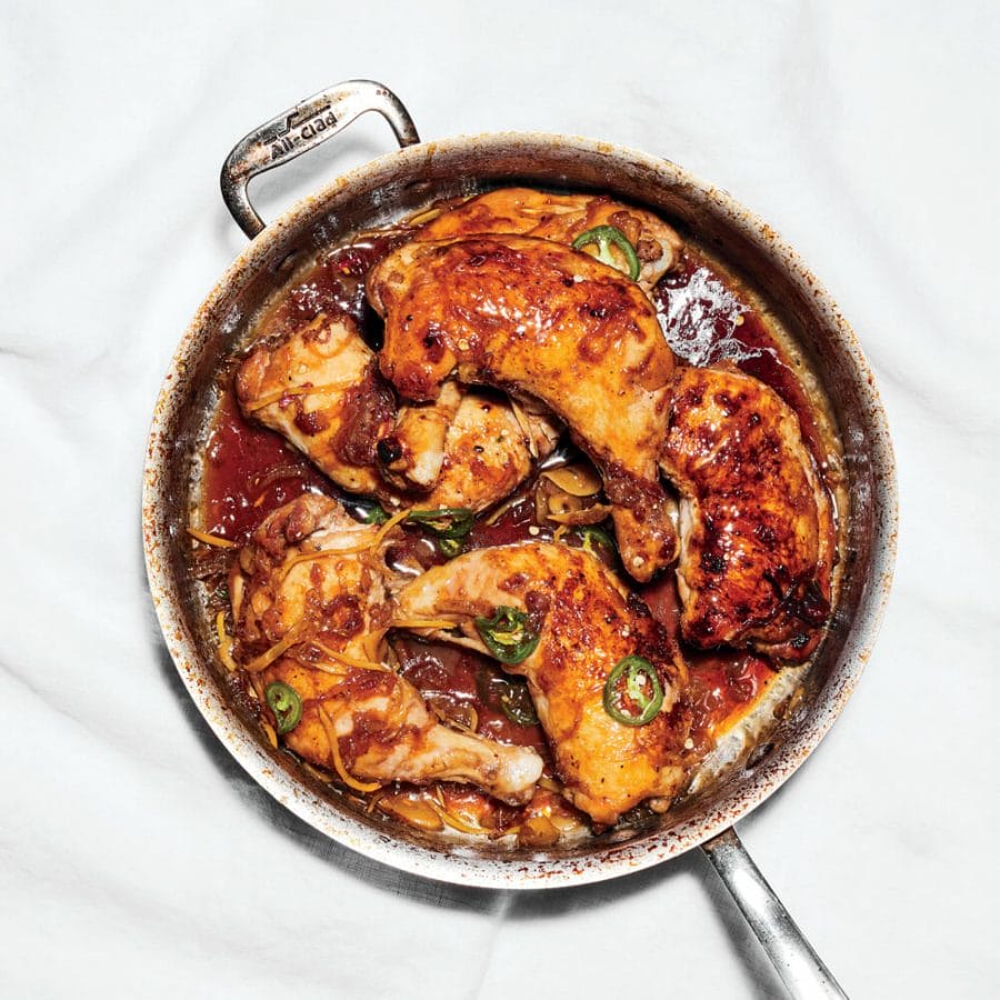 Easy-to-cook Caramelized Chicken with lime and ginger