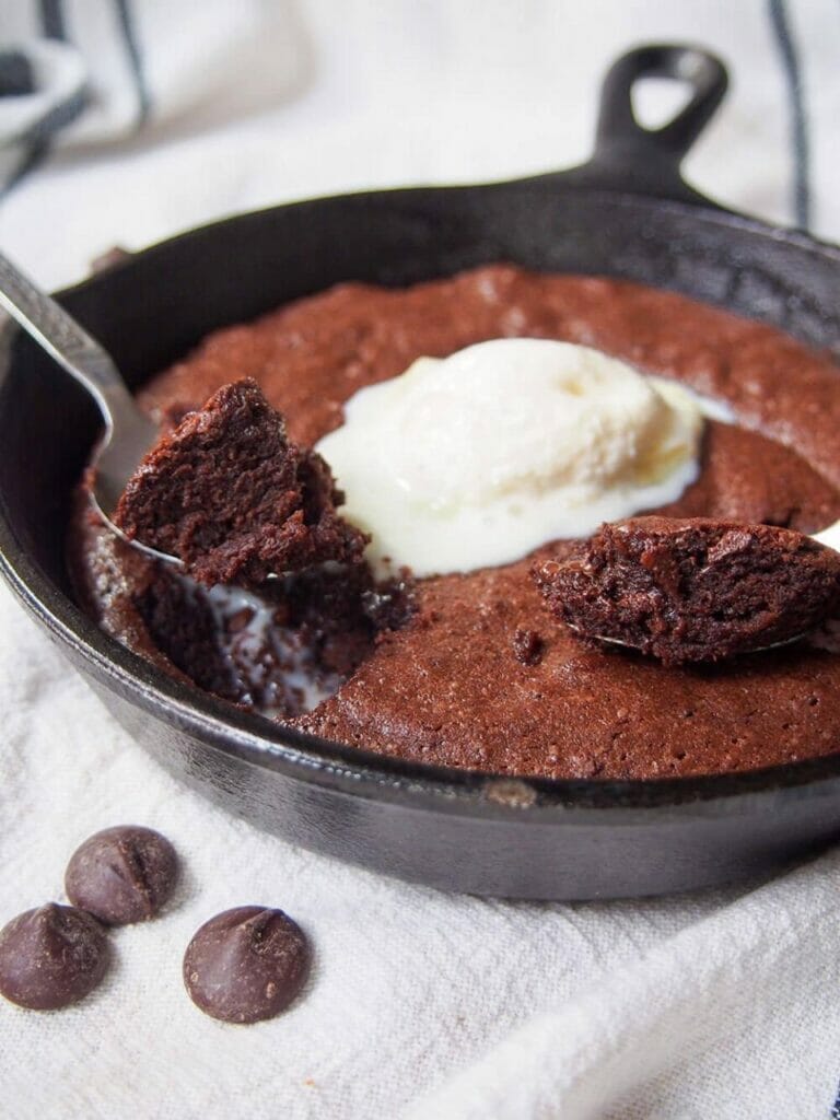 Skillet Brownies Recipe - How to Make Delicious Brownies in a Skillet