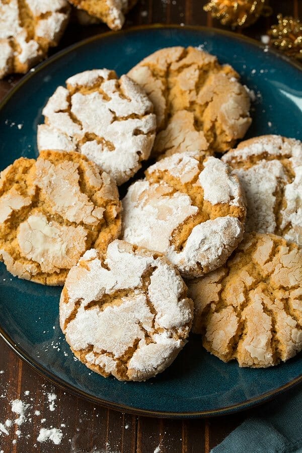 Chocolate and Peanut Butter Crinkle Cookies