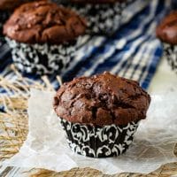 Yummy Chocolate and Zucchini Muffins recipe to renew your dessert 1