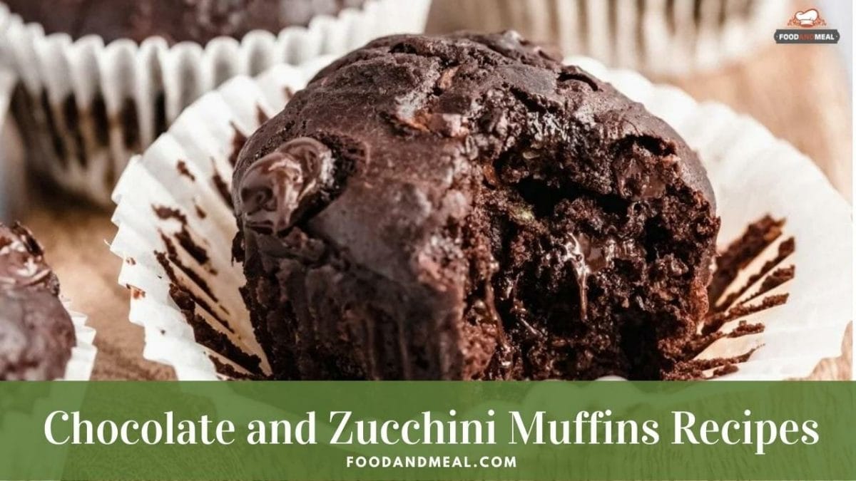 Yummy Chocolate And Zucchini Muffins