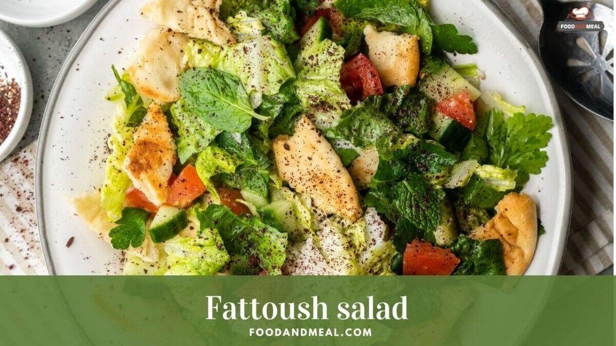 Best Way To Cook Fattoush Salad