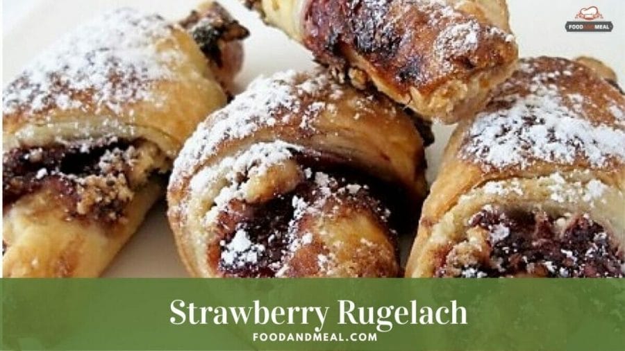 How to make Strawberry Rugelach - Easy Easter Recipe 1 How to make Strawberry Rugelach