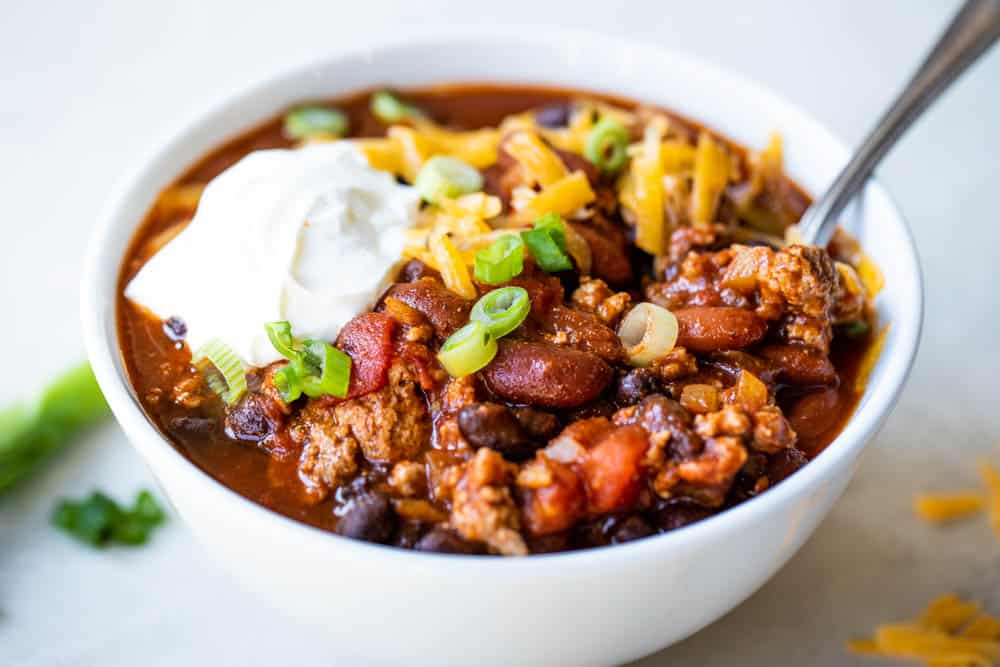 Capture A Spoonful Of Comfort And Warmth. Your Bowl Of Turkey Chili Is Ready To Enchant Your Senses
