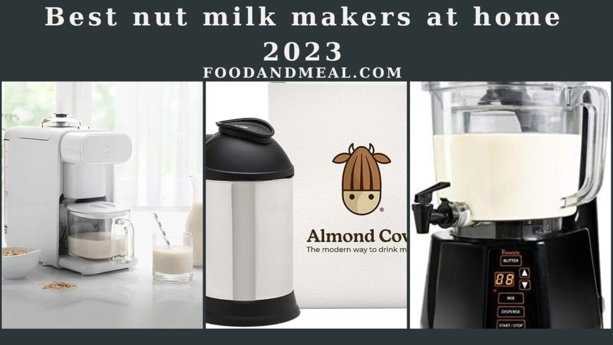 Best Nut Milk Makers At Home 2023