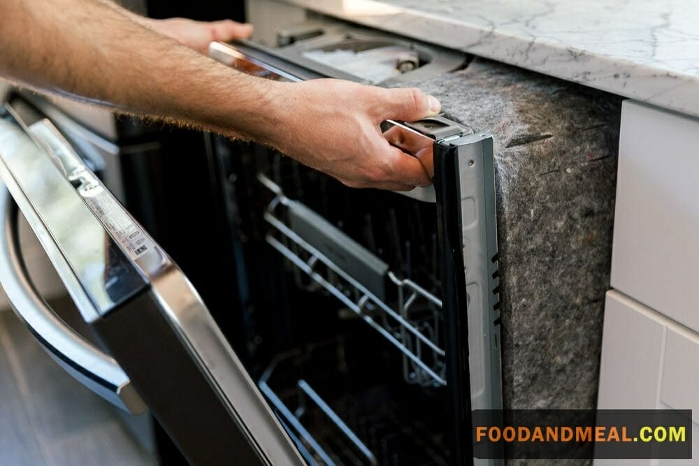 Clean Behind Dishwasher