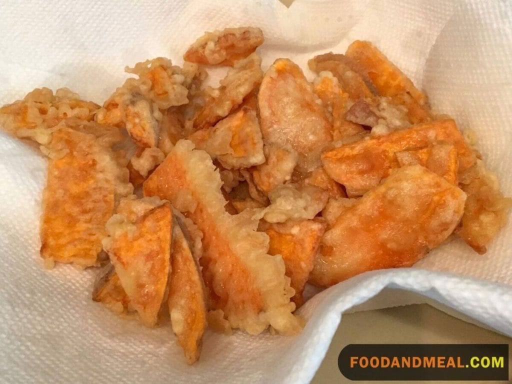 Crispy Sweet Potato Tempura Korean Recipe - Irresistible Delight 4